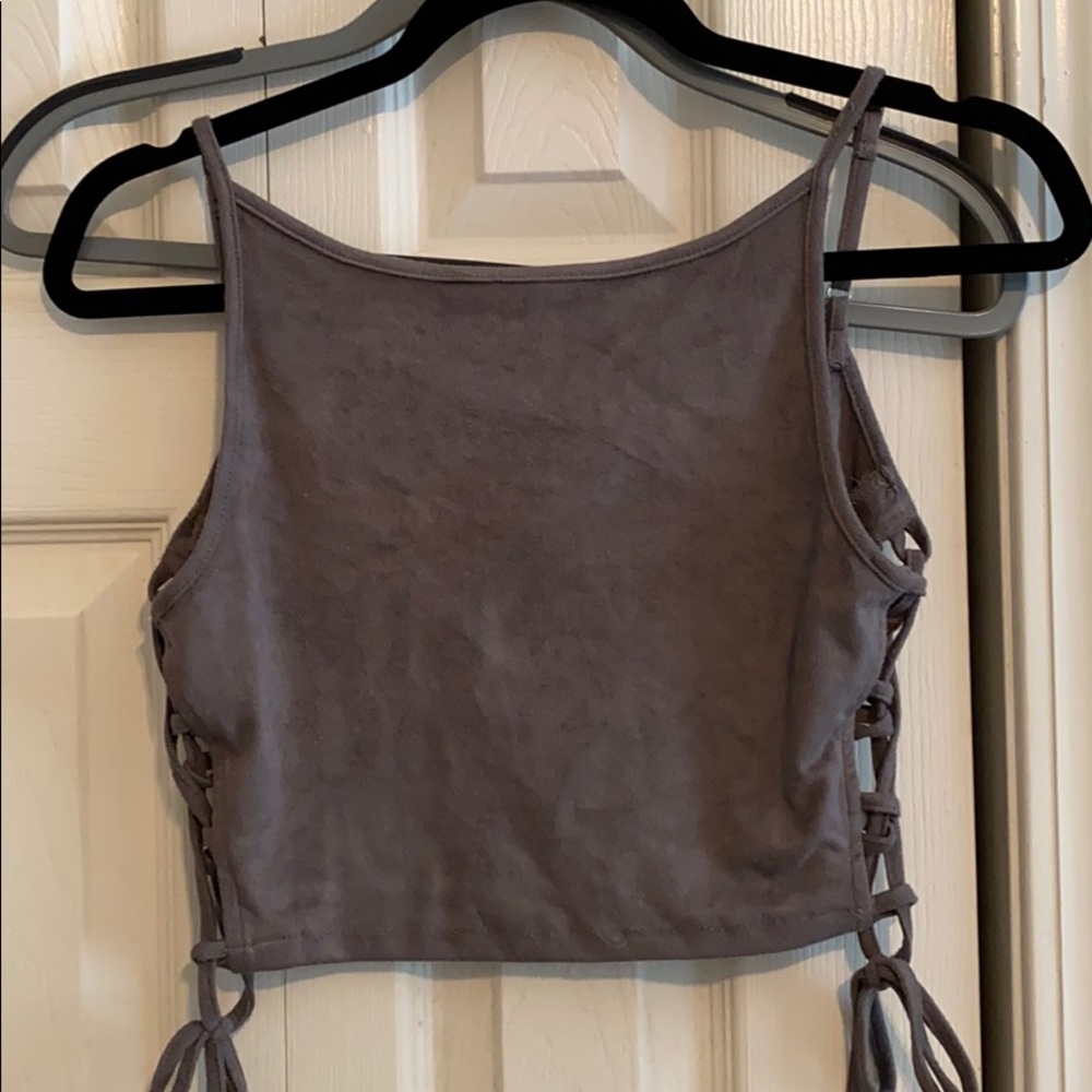 Velvet Crop top